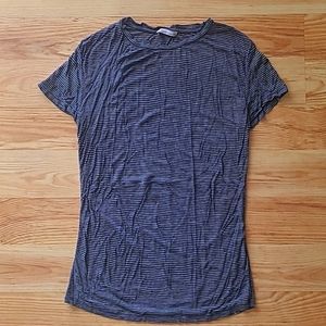Zara Trafaluc Striped Blue &White Tee.